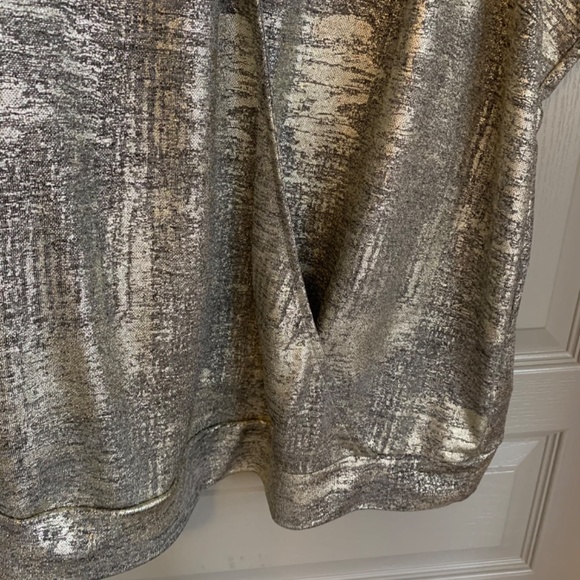 NWT Anthropologie Metallic Sleeveless Top - Picture 6 of 8